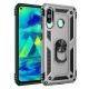Samsung Galaxy M40 Kılıf Sofya Yüzüklü Silikon Kapak - Gümüş Samsung Galaxy M40 Kılıf Sofya Yüzüklü Silikon Kapak - Gümüş
