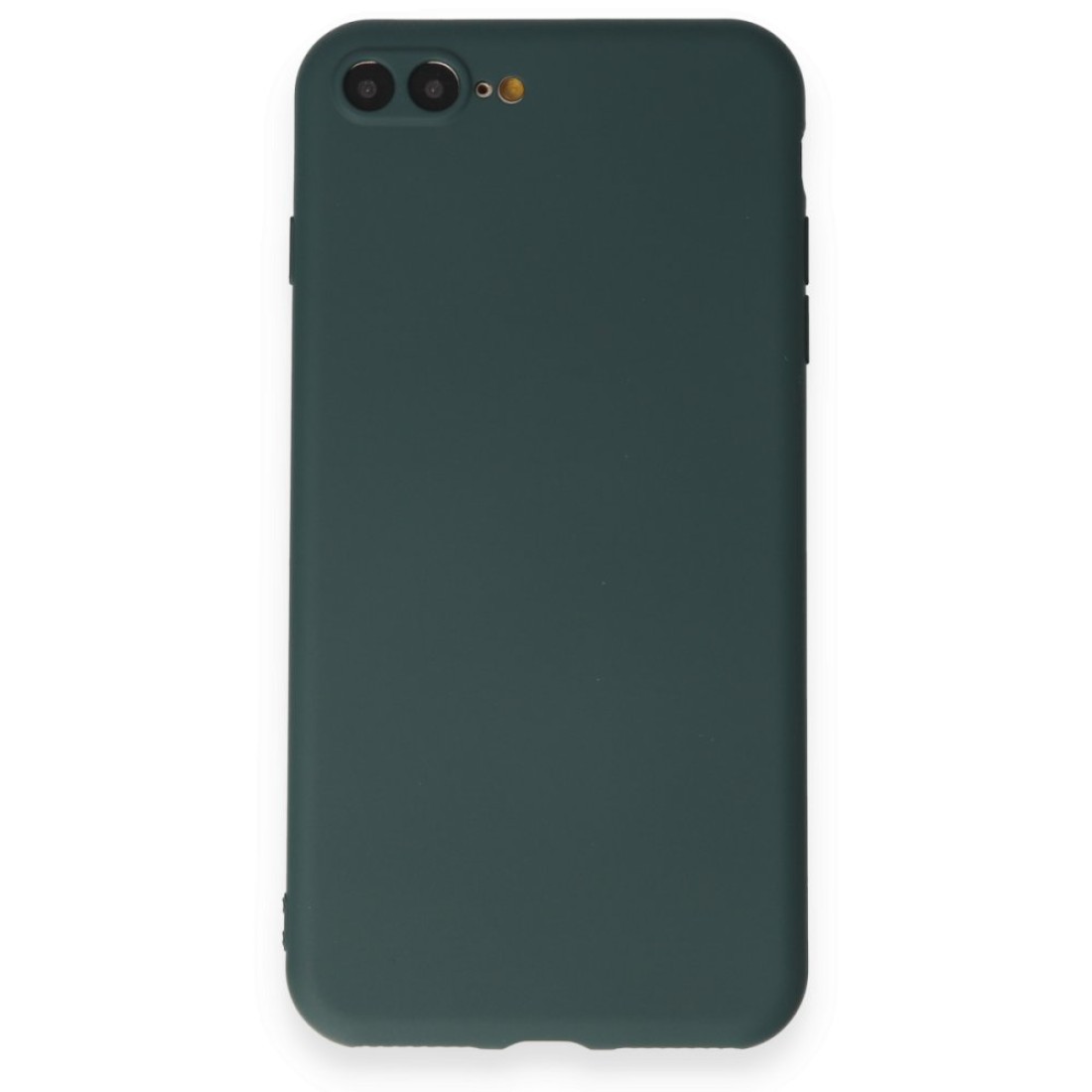  iPhone 7 Plus Kılıf First Silikon - Koyu Yeşil