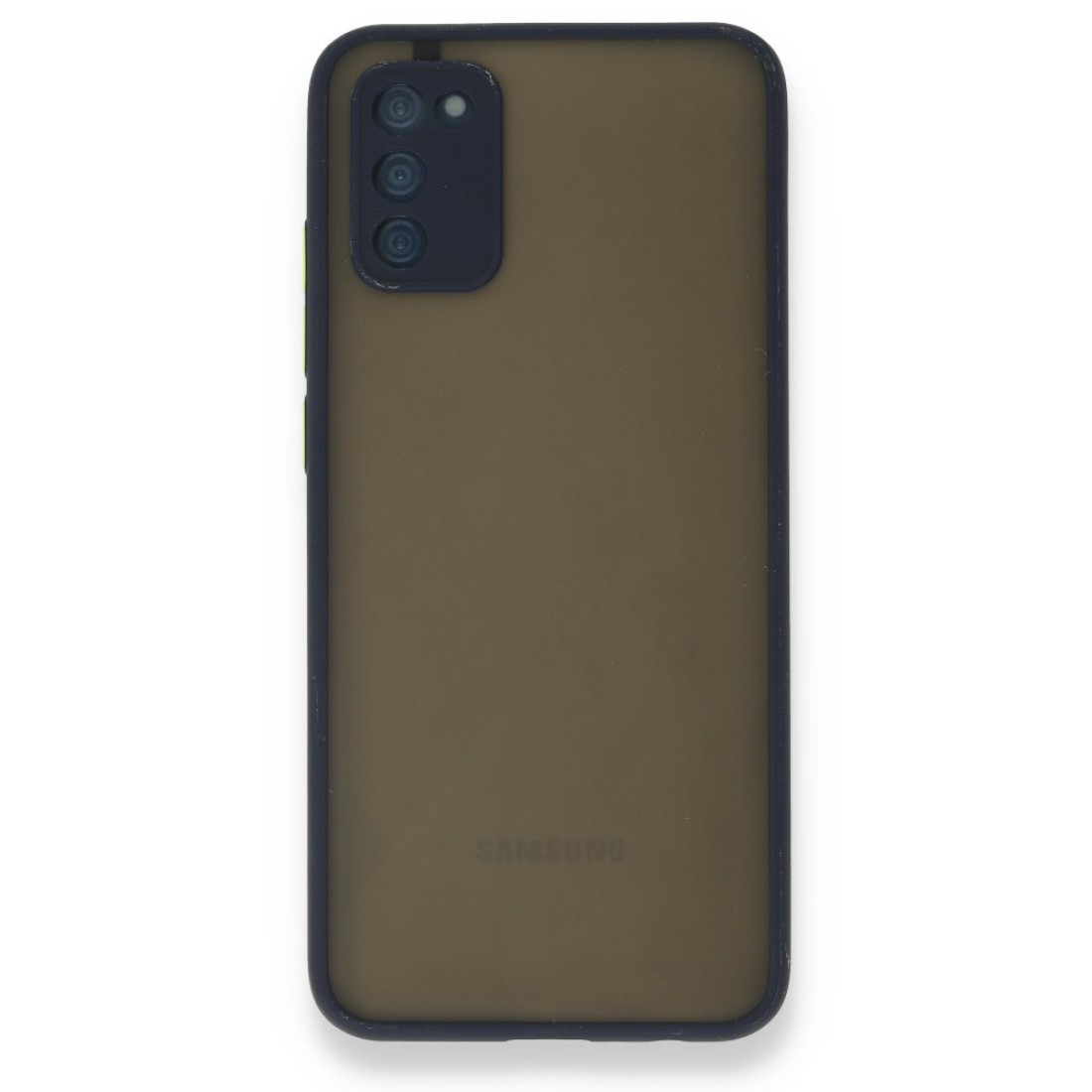  Samsung Galaxy A03S Kılıf Montreal Silikon Kapak - Lacivert