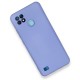  Realme C21 Kılıf Nano içi Kadife Silikon - Lila