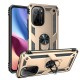  Xiaomi Redmi K40 Kılıf Sofya Yüzüklü Silikon Kapak - Gold