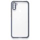  Samsung Galaxy M11 Kılıf Miami Şeffaf Silikon - Gri
