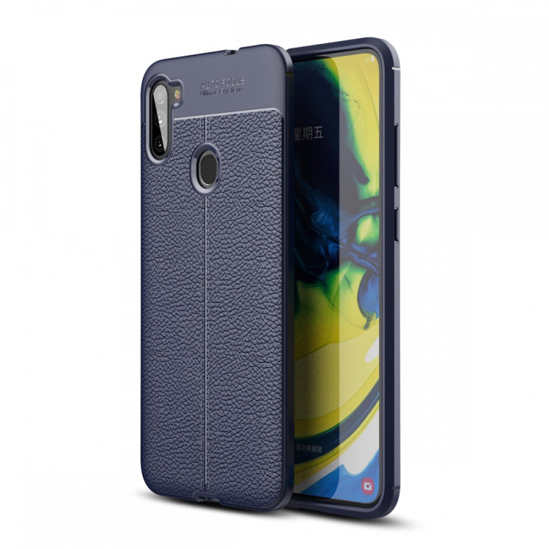  Samsung Galaxy M11 Kılıf Auto Focus Kapak - Lacivert