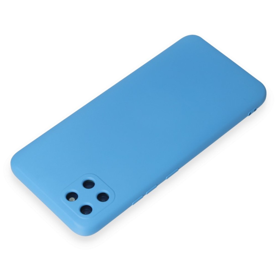  Realme C11 Kılıf Nano içi Kadife Silikon - Mavi