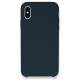  iPhone XS Max Kılıf Lansman Legant Silikon - Gece Mavisi