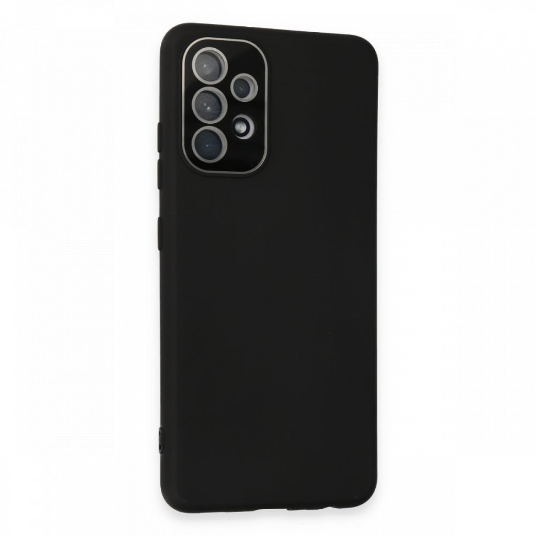  Samsung Galaxy A52 Kılıf Lansman Glass Kapak - Siyah