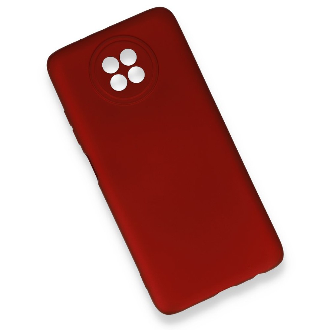  Xiaomi Redmi Note 9 5G Kılıf First Silikon - Bordo