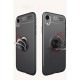 iPhone XR Kılıf Range Yüzüklü Silikon - Siyah-Mavi iPhone XR Kılıf Range Yüzüklü Silikon - Siyah-Mavi