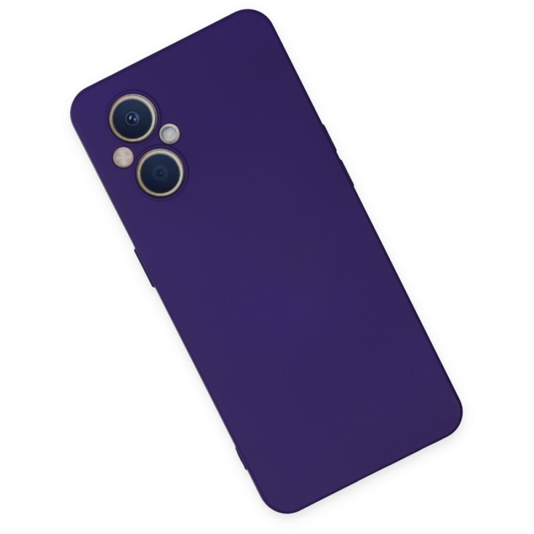  Oppo Reno 8 Lite Kılıf Nano içi Kadife Silikon - Mor