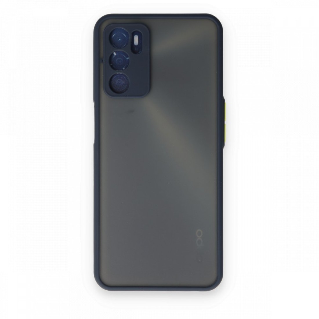  Oppo A16 Kılıf Montreal Silikon Kapak - Lacivert