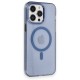 iPhone 13 Pro Max Kılıf Tron Şeffaf Magsafe Kapak - Mavi iPhone 13 Pro Max Kılıf Tron Şeffaf Magsafe Kapak - Mavi