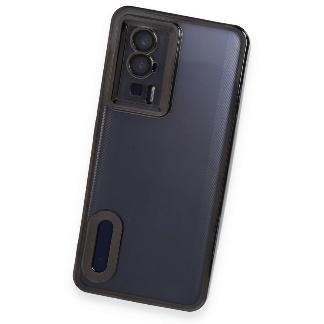  Xiaomi Poco F5 Pro Kılıf Slot Silikon - Siyah