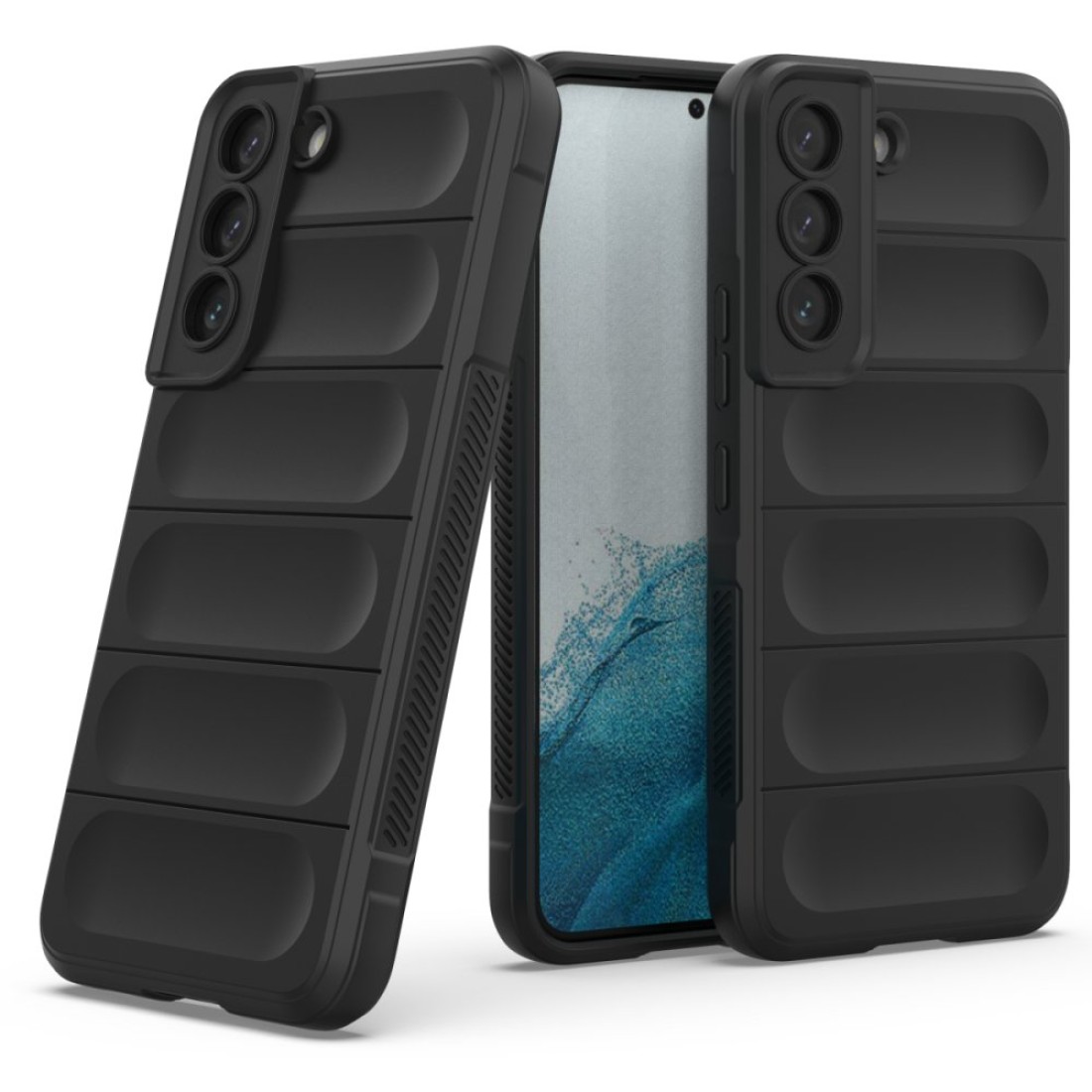  Samsung Galaxy S22 Kılıf Optimum Silikon - Siyah