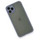  iPhone 11 Pro Kılıf Montreal Silikon Kapak - Gri