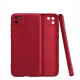  Huawei Y5P Kılıf First Silikon - Bordo