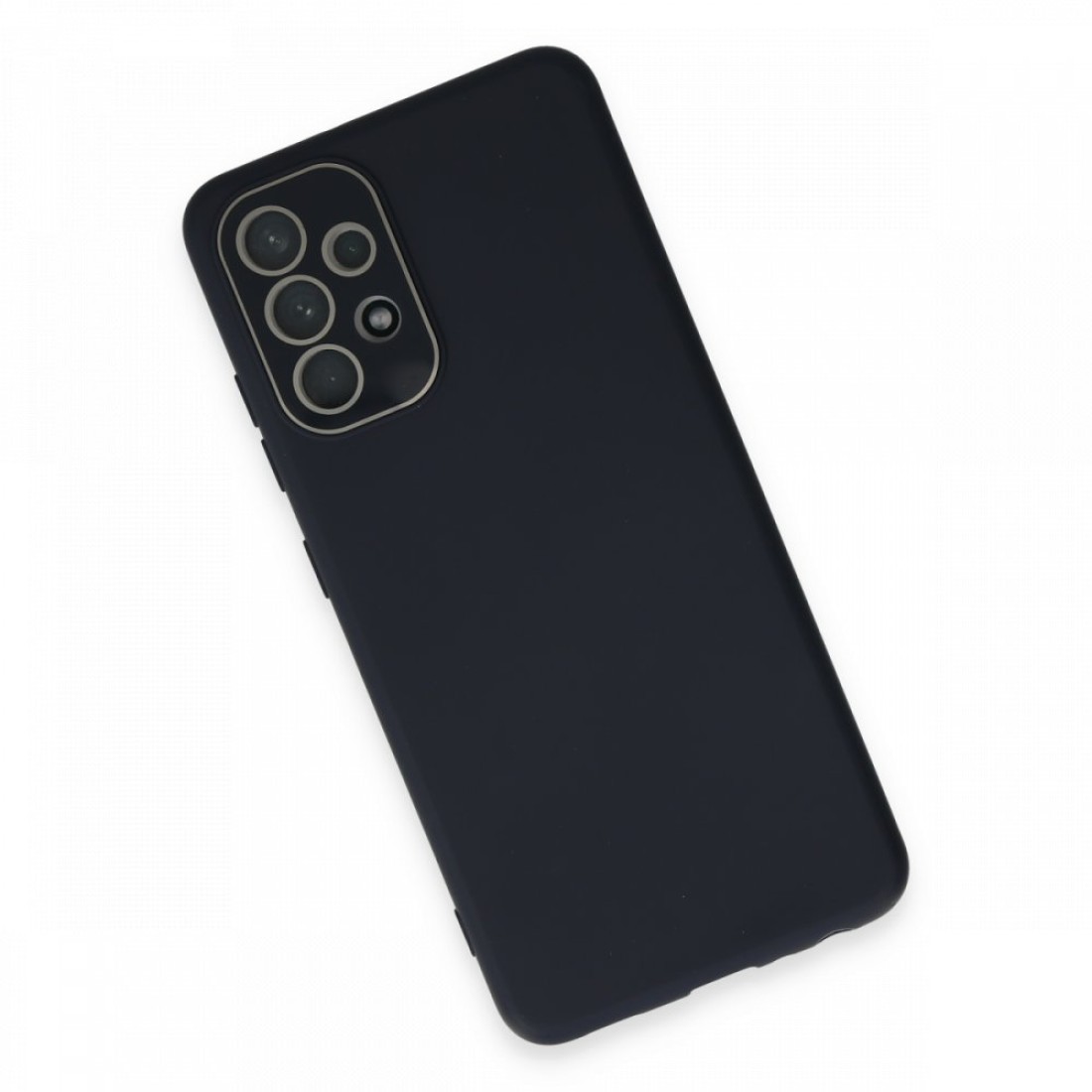 Samsung Galaxy A52 Kılıf Lansman Glass Kapak - Lacivert