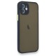 iPhone 12 Mini Kılıf Montreal Silikon Kapak - Lacivert iPhone 12 Mini Kılıf Montreal Silikon Kapak - Lacivert