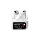 Karler Bass A10 Pro Aktif Gürültü Engelleyici Özellikli Dijital Ekranlı Airpods Bluetooth Kulaklık - Beyaz - Kılıf's Karler Bass A10 Pro Aktif Gürültü Engelleyici Özellikli Dijital Ekranlı Airpods Bluetooth Kulaklık - Beyaz
