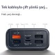 Konfulon A26Q Powerbank 30.000 mAh PD 20W Hızlı Şarj - Siyah