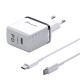 Konfulon C32D 20W PD Şarj Cihazı + DC15 1M 20W 5A Type-C to Type-C Kablolu Şarj Cihazı