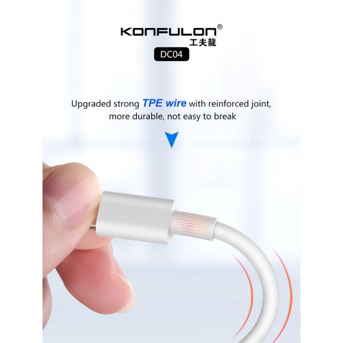 Konfulon DC04 Süper Hızlı Micro USB Kablo 1M 2A - Kılıf's Konfulon DC04 Süper Hızlı Micro USB Kablo 1M 2A