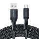 Konfulon DC43 USB 3.0 to Type-C 1M Örgü 60W Hızlı Şarj Kablo - Yeşil - Kılıf's Konfulon DC43 USB 3.0 to Type-C 1M Örgü 60W Hızlı Şarj Kablo - Yeşil