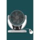 Konfulon FS21 Led Işıklı Masaüstü Soğutma Fanı - Beyaz - Kılıf's Konfulon FS21 Led Işıklı Masaüstü Soğutma Fanı - Beyaz