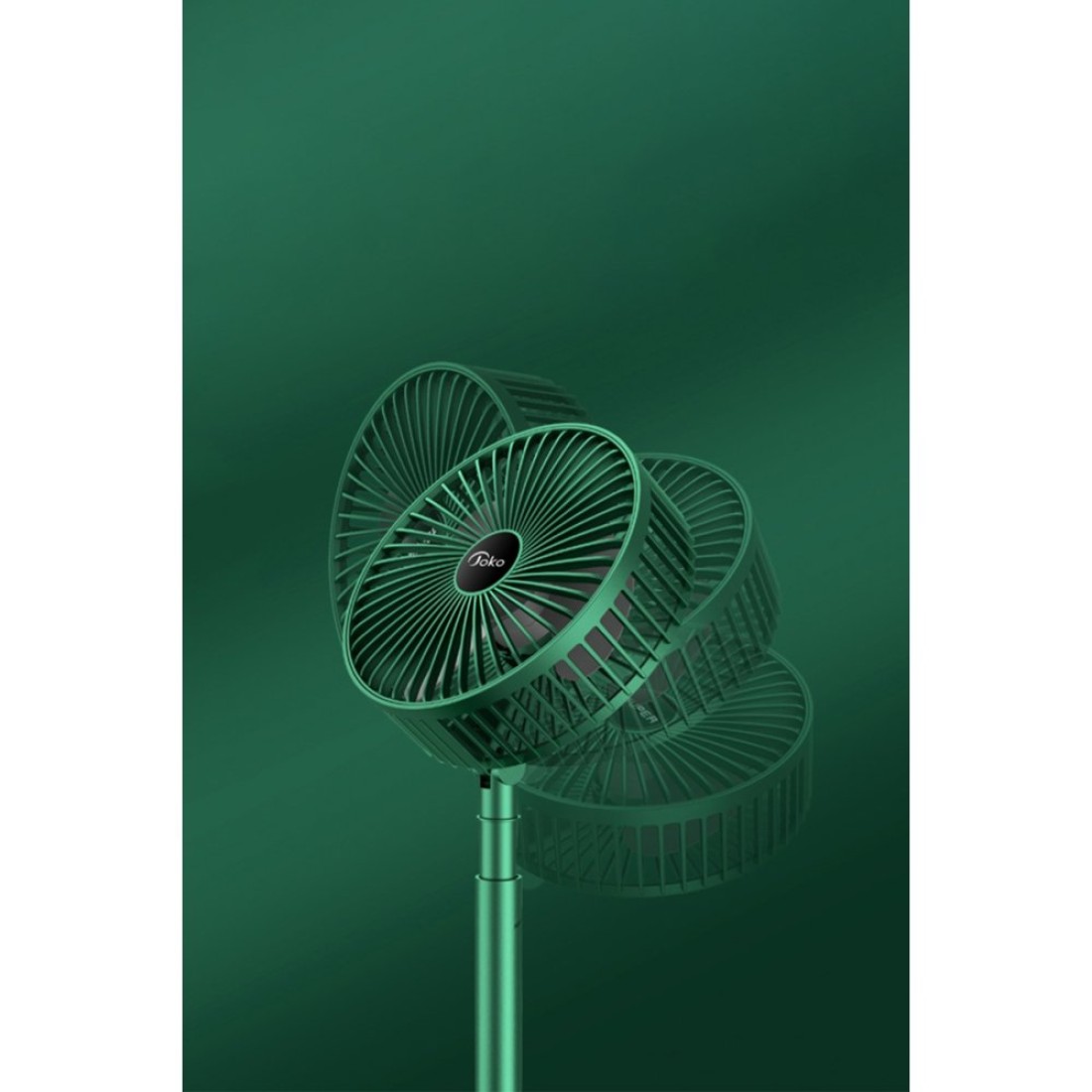 Konfulon JS01 Masaüstü Soğutma Fanı - Koyu Yeşil - Kılıf's Konfulon JS01 Masaüstü Soğutma Fanı - Koyu Yeşil