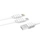 Konfulon S56 2in1 (Lightning-Micro USB) Kablo 1.2M 2.1A - Kılıf's Konfulon S56 2in1 (Lightning-Micro USB) Kablo 1.2M 2.1A