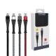 Konfulon S61 Micro USB Kablo 1.2M 3.1A - Siyah - Kılıf's Konfulon S61 Micro USB Kablo 1.2M 3.1A - Siyah