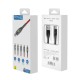 Konfulon S91 Ledli Micro USB Kablo 1M 2.4A - Siyah - Kılıf's Konfulon S91 Ledli Micro USB Kablo 1M 2.4A - Siyah