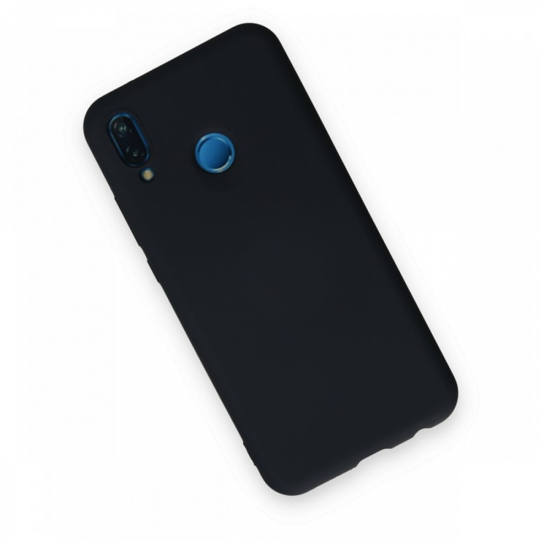 Huawei P20 Lite Kılıf Nano içi Kadife Silikon - Gri - Kılıf's Huawei P20 Lite Kılıf Nano içi Kadife Silikon - Gri