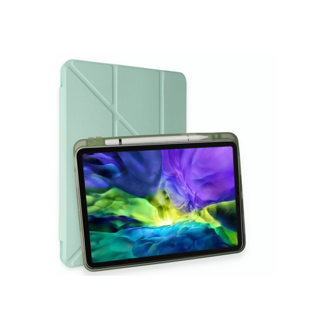 iPad Pro 12.9 (2018) Kılıf Kalemlikli Mars Tablet Kılıfı - Siyah - Kılıf's iPad Pro 12.9 (2018) Kılıf Kalemlikli Mars Tablet Kılıfı - Siyah