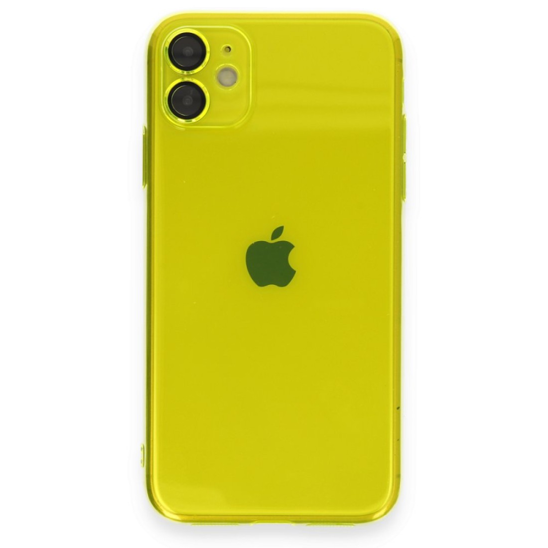 Apple iPhone 11 Kılıf Armada Lensli Kapak - Sarı