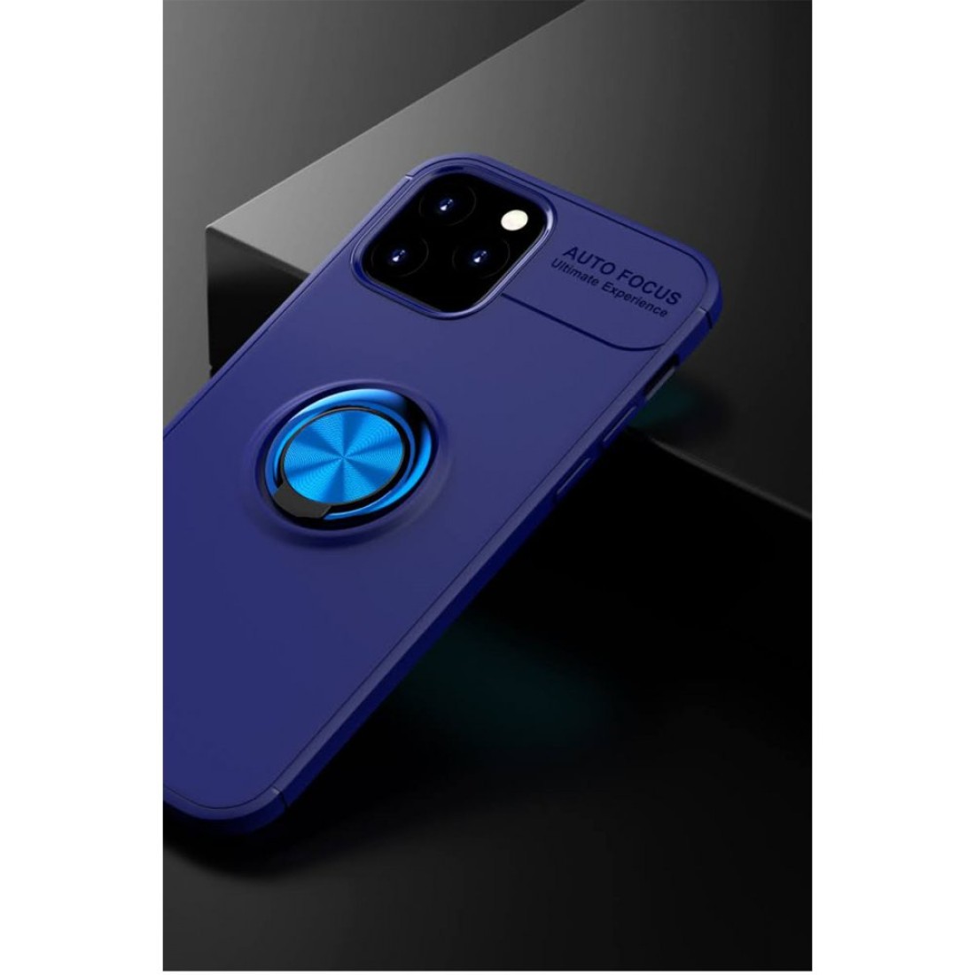 iPhone 12 Pro Kılıf Range Yüzüklü Silikon - Siyah - Kılıf's iPhone 12 Pro Kılıf Range Yüzüklü Silikon - Siyah