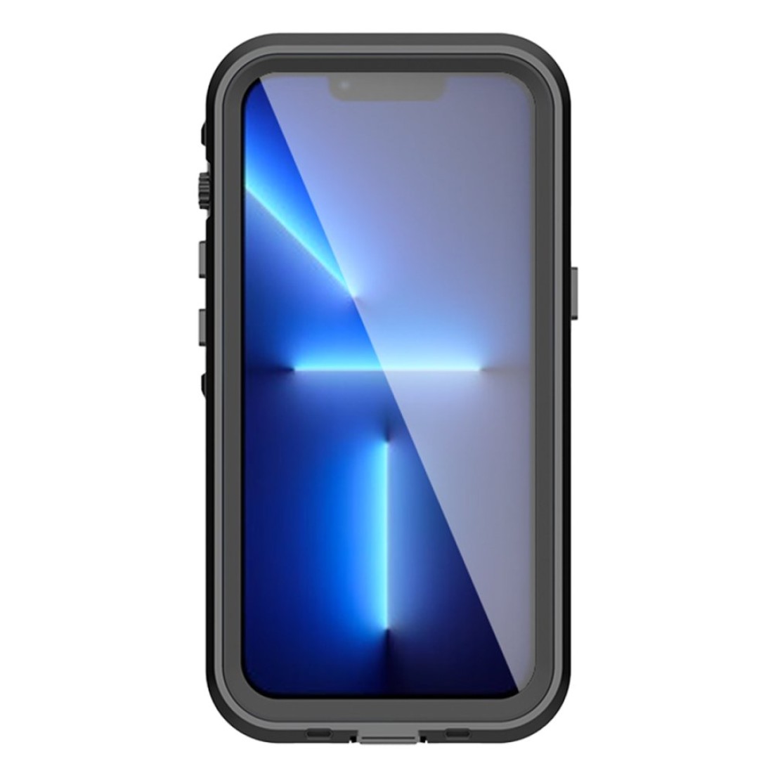 iPhone 13 Pro Kılıf Red Pepper Magneticsafe Su Geçirmez Kılıf - Siyah-Gri