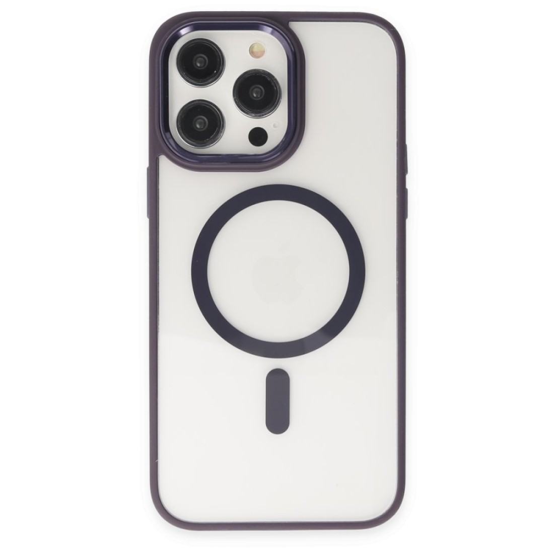iPhone 13 Pro Kılıf Room Magneticsafe Silikon - Derin Mor