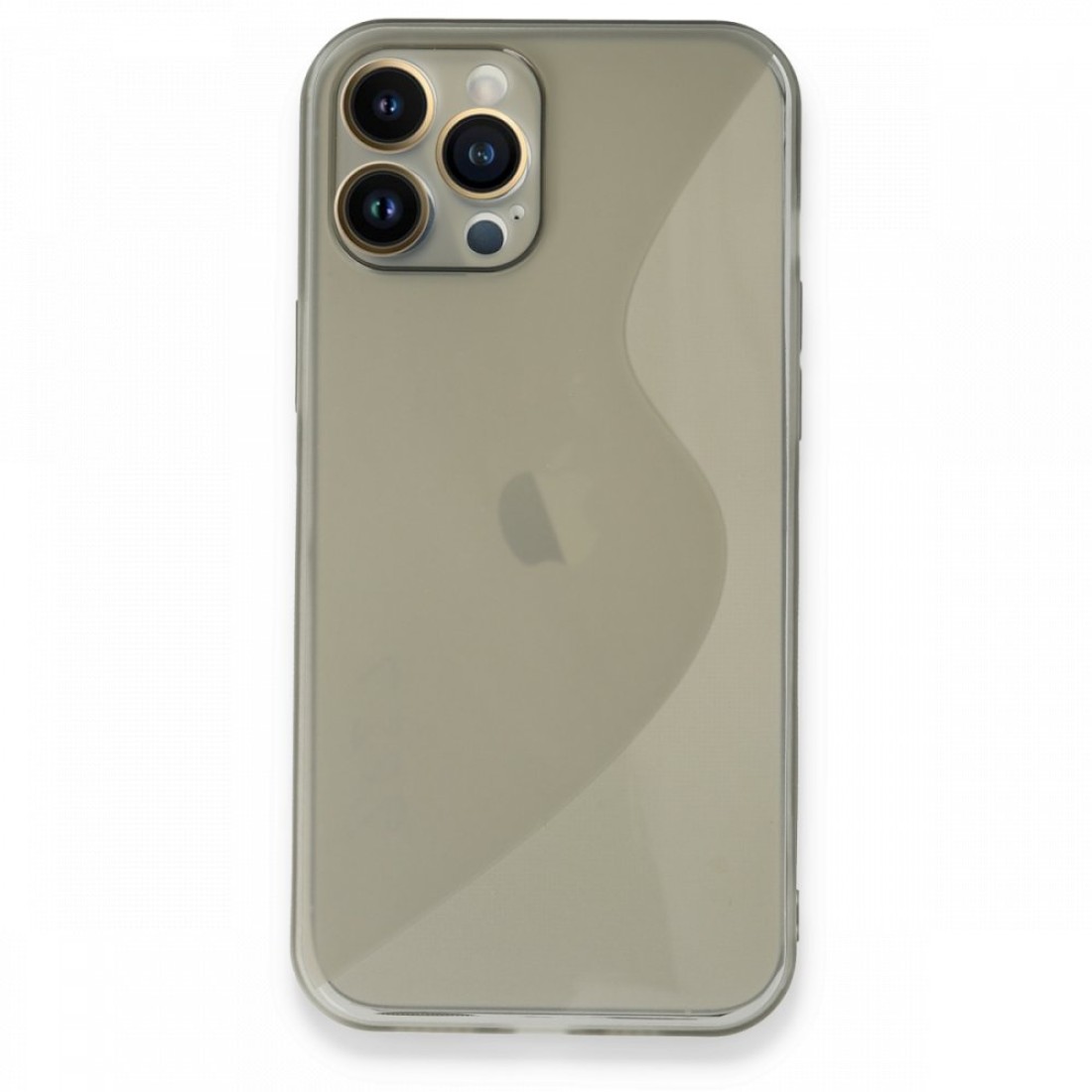 iPhone 13 Pro Kılıf S Silikon - Gri