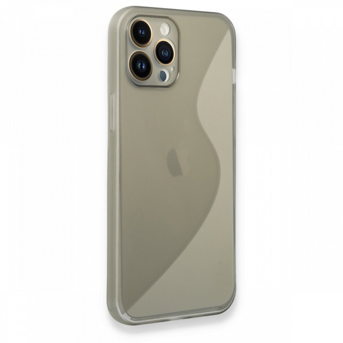 iPhone 13 Pro Kılıf S Silikon - Gri
