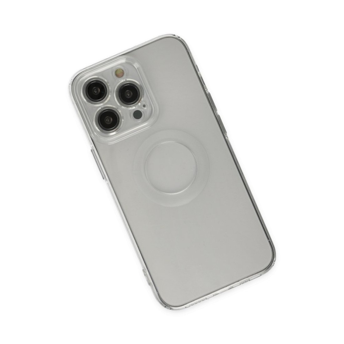 iPhone 13 Pro Kılıf Santa Lens Silikon - Şeffaf