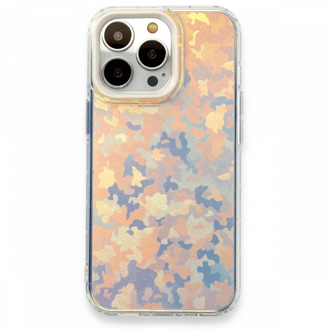 iPhone 13 Pro Kılıf Valensiya Silikon - Kamuflaj