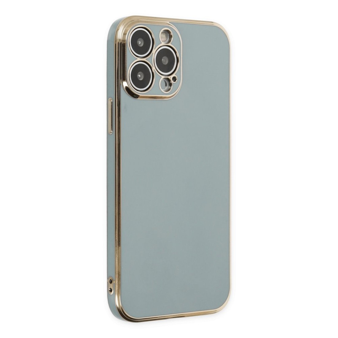 iPhone 13 Pro Kılıf Volet Silikon - Açık Yeşil