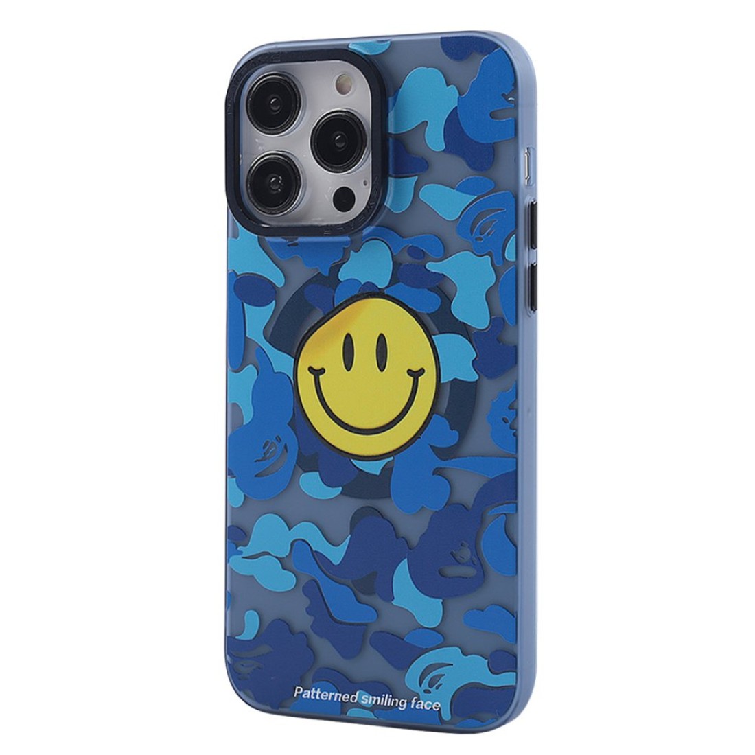 iPhone 13 Pro Max Kılıf Apollo Magneticsafe Desenli Kapak - Apollo Mavi - 1