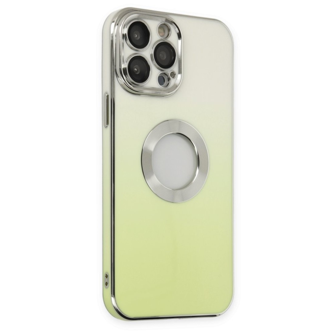 iPhone 13 Pro Max Kılıf Best Silikon - Yeşil