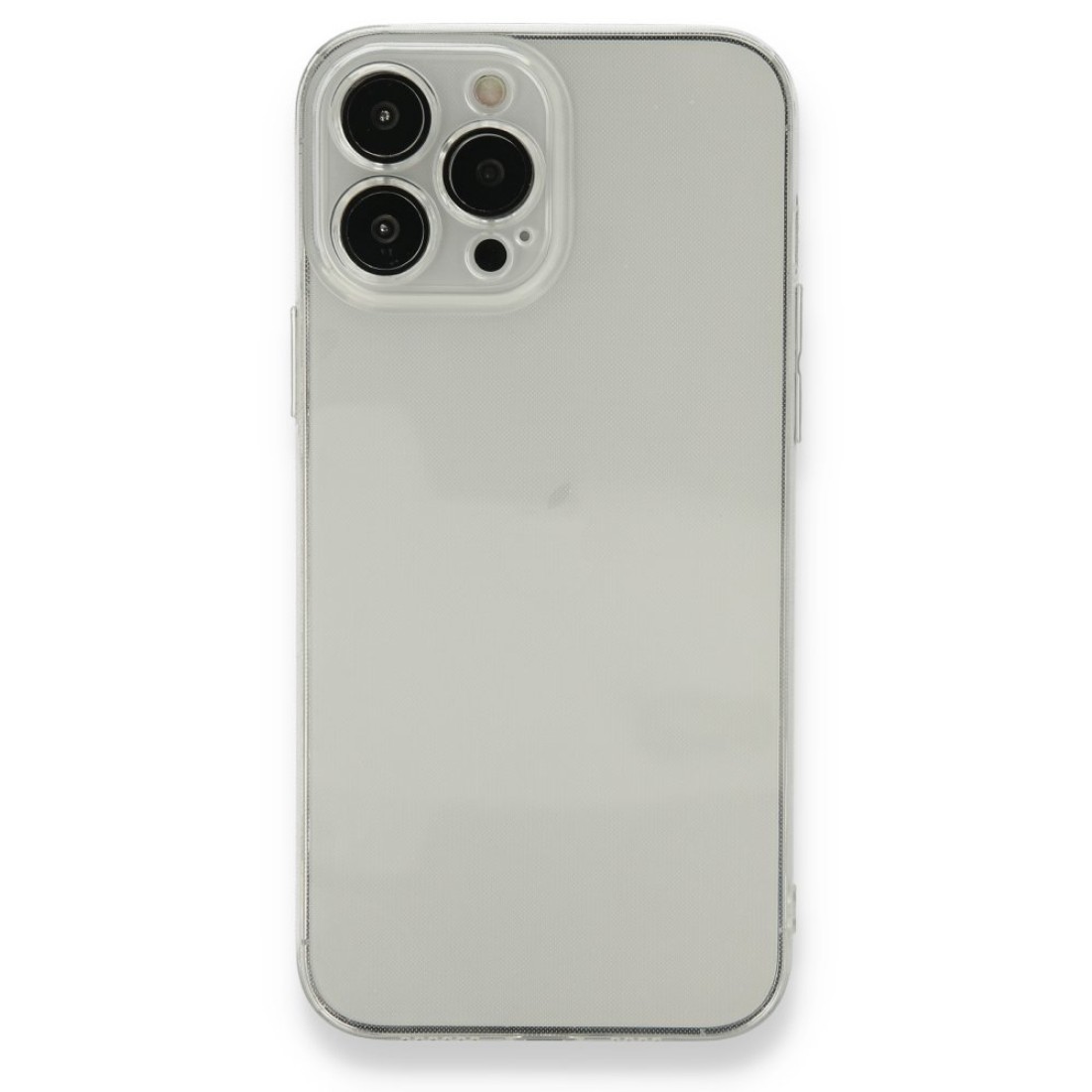 iPhone 13 Pro Max Kılıf Fly Lens Silikon - Şeffaf