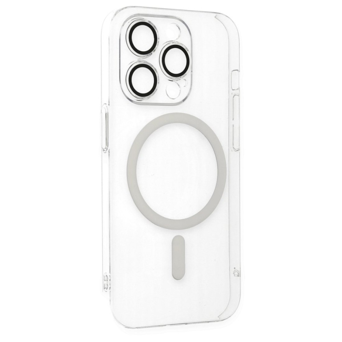 iPhone 13 Pro Max Kılıf Kaou Magneticsafe Slim Kapak - Şeffaf