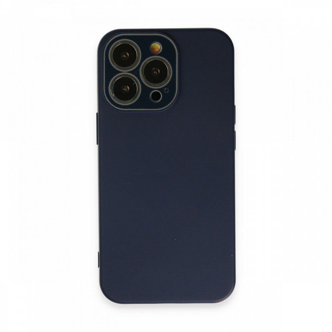 iPhone 13 Pro Max Kılıf Lansman Glass Kapak - Lacivert