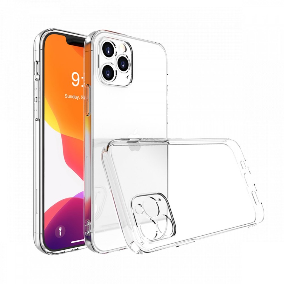 iPhone 13 Pro Max Kılıf Lüx Şeffaf Silikon
