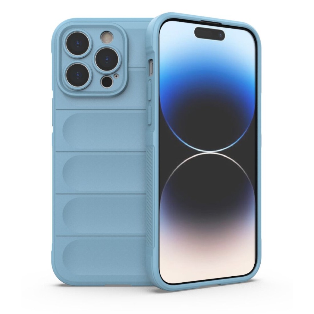iPhone 13 Pro Max Kılıf Optimum Silikon - Sky Blue