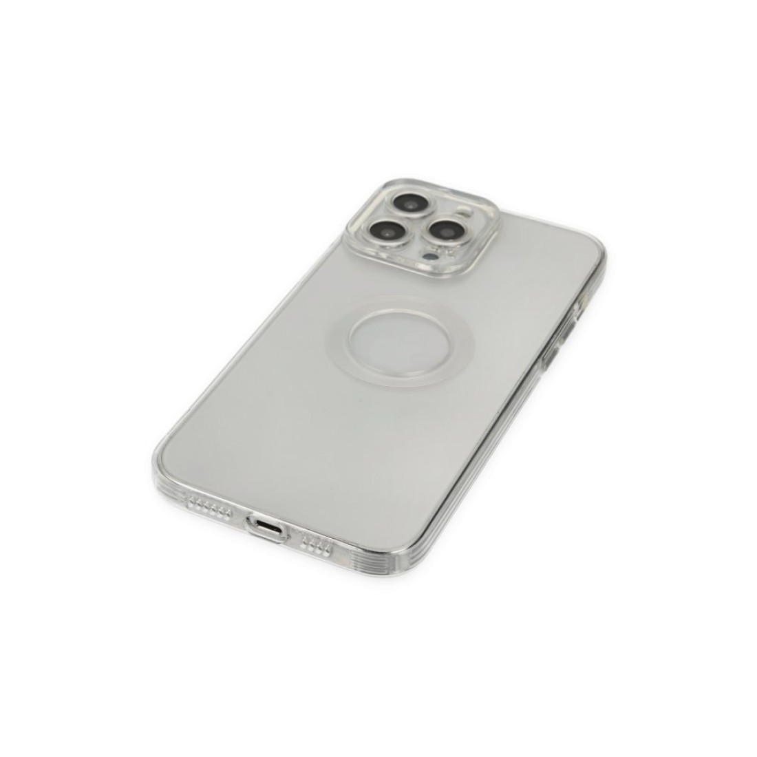 iPhone 13 Pro Max Kılıf Santa Lens Silikon - Şeffaf